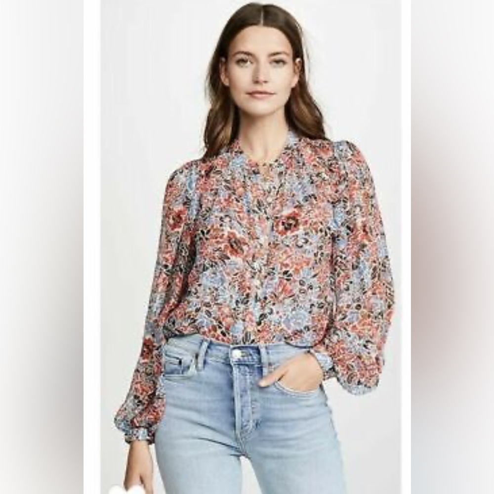 Veronica Beard Ashlynn  Top Multi Color 0